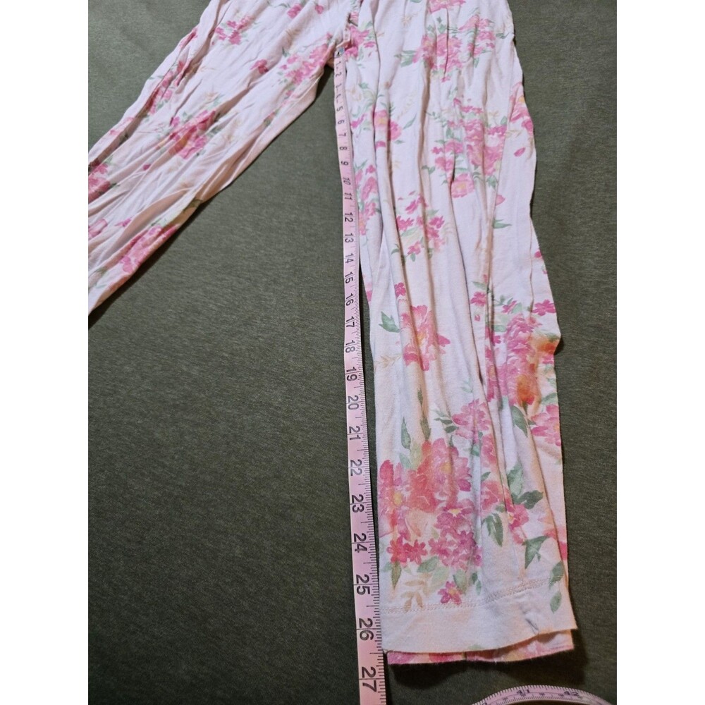 1x Lauren Ralph Lauren Jersey Pink Floral Pajama Set Women's - Picture 8 of 10